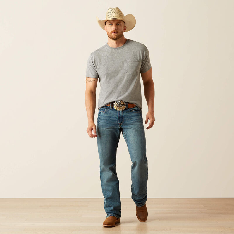 Ariat M4 low rise Scoundrel boot cut jean