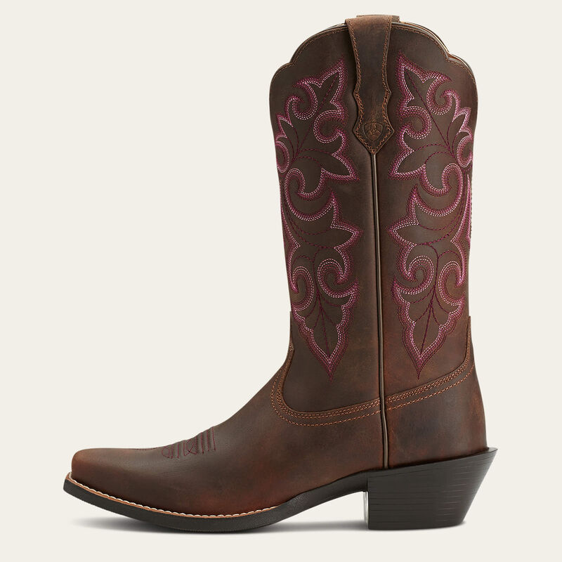 Ariat Round Up square toe western boot