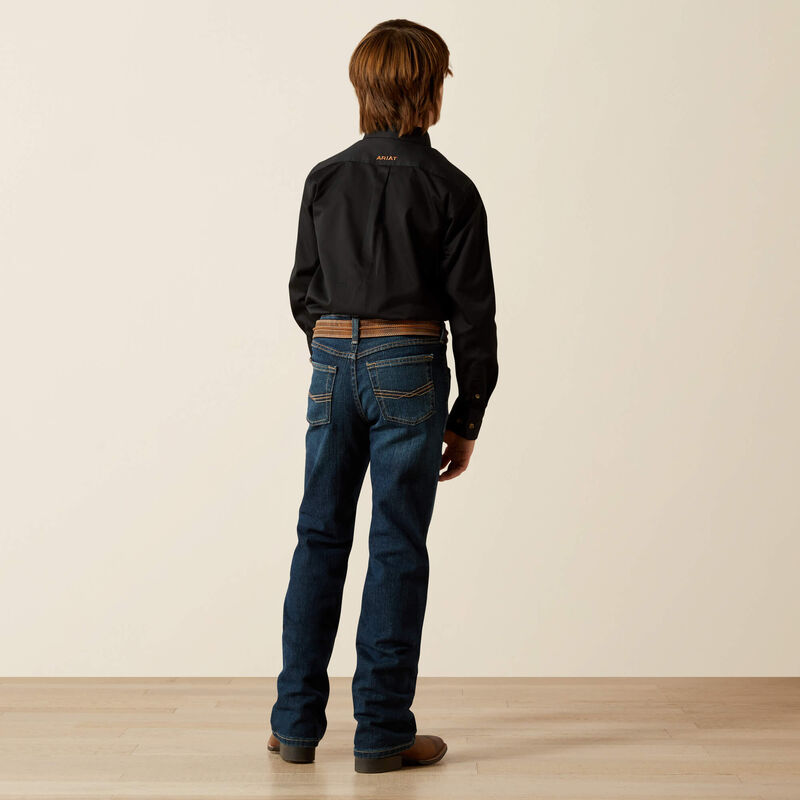 Ariat boys B4 Relaxed Stretch Legacy Boot Cut Jean