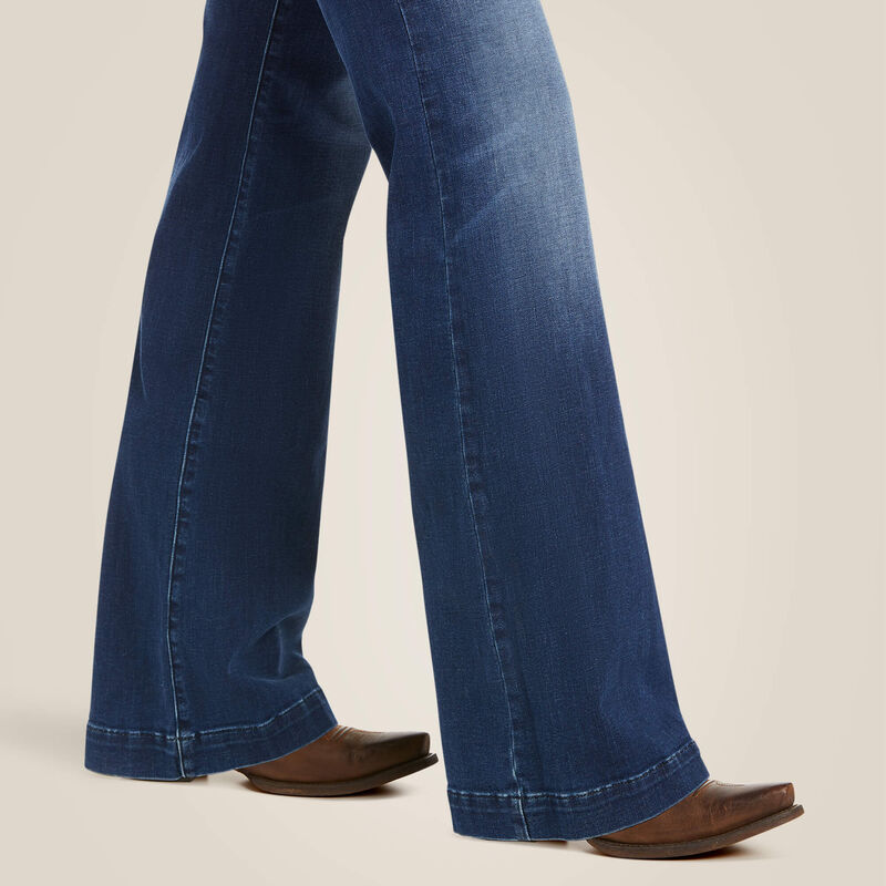 Ariat Trouser Mid Rise Stretch Kelsea Wide Leg Jean