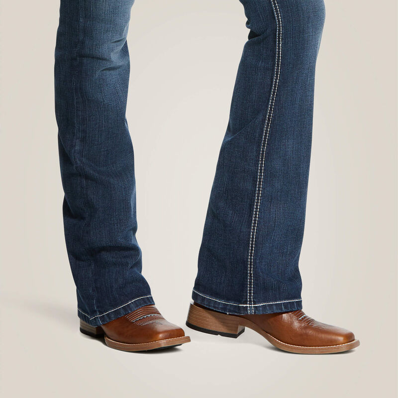 Ariat R.E.A.L. mid mise Arrow fit stretch Shayla boot cut jean
