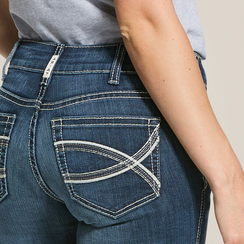 Ariat R.E.A.L. mid mise Arrow fit stretch Shayla boot cut jean