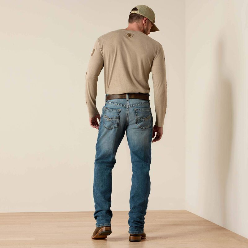 Ariat M4 men's Low Rise Stretch Stockton Stackable Straight Leg