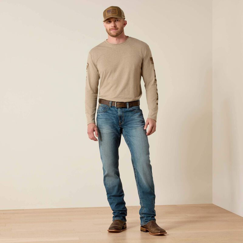 Ariat M4 men's Low Rise Stretch Stockton Stackable Straight Leg