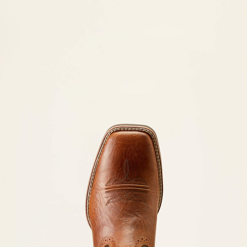 Ariat Sport Western Wide Square Toe Cowboy Boot - Peanut Butter/Chaga Brown