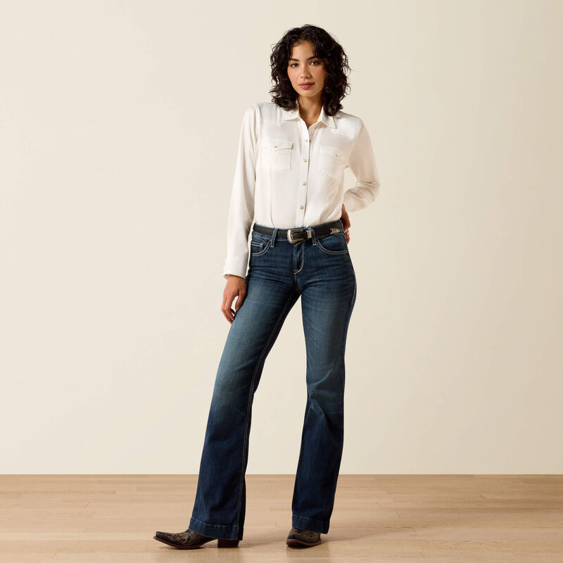 Ariat Trouser Perfect Rise Aisha Wide Leg Jean