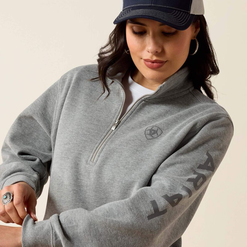 Ariat Logo 1/2 Zip Sweatshirt