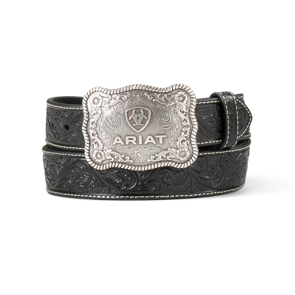 Ariat men's Floral tooled belt