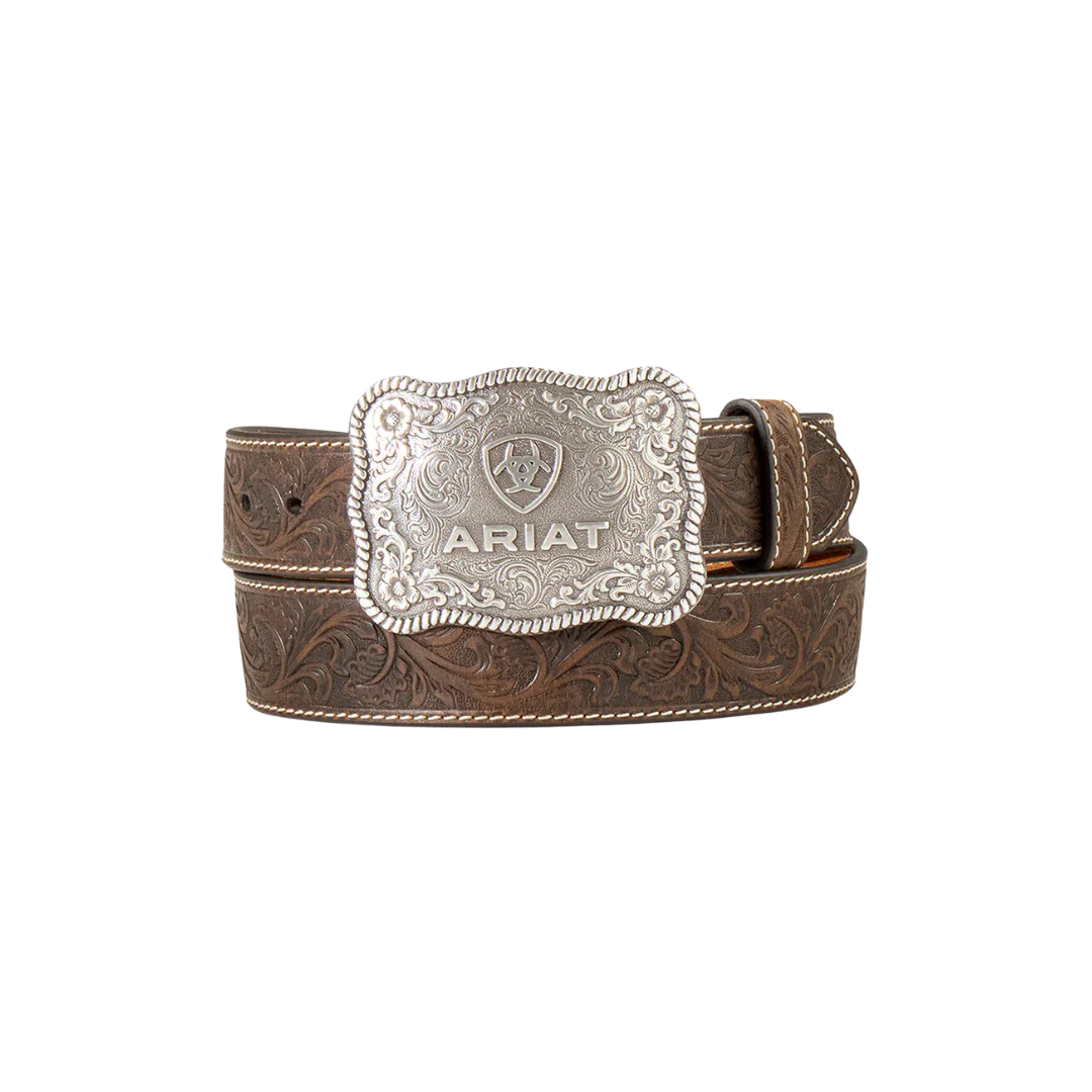 Ariat men's Floral tooled belt