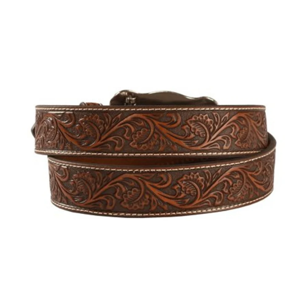 Ariat men's Floral tooled belt
