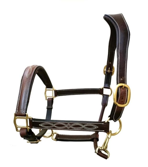 Ger-ryan ergonomic leather halter - Full