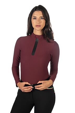 Chemise fonctionnelle côtelée HKM Lauria Garrelli Livigno