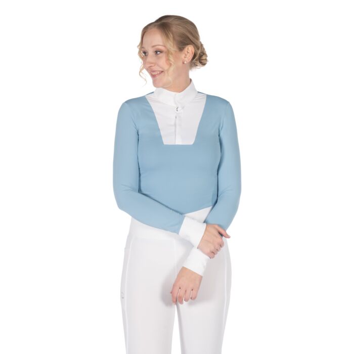 Chemise de concours à manches longues HKM Virginia