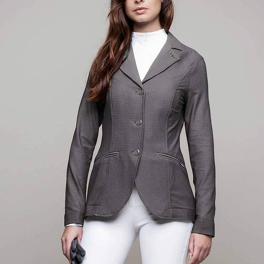 equestrian show jacket, grey show jacket, canada