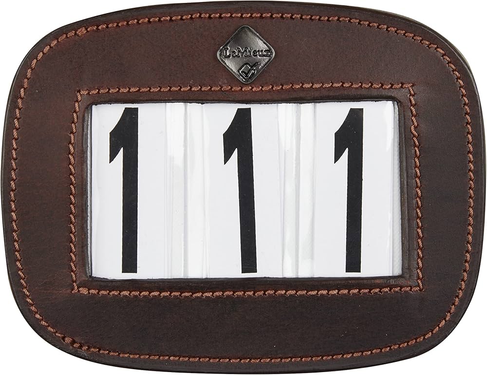 LeMieux saddle numer holder