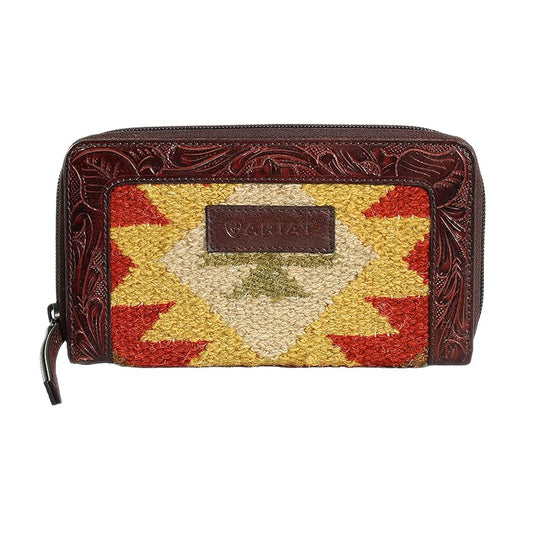 Ariat Brynlee southwestern rug wallet
