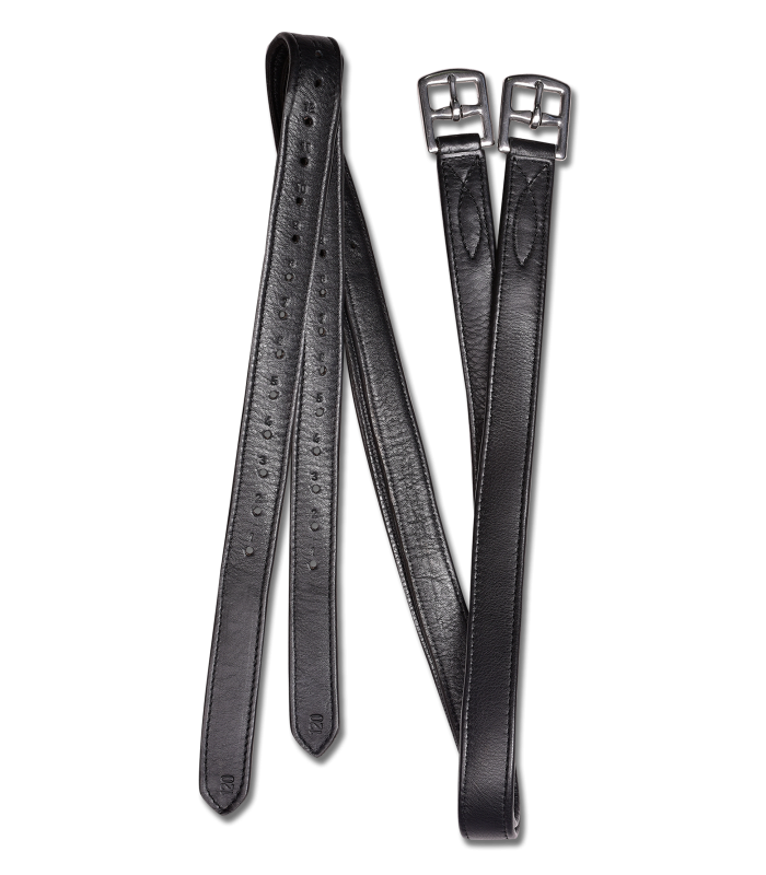Waldhausen XLine Black Soft Stirrup leathers