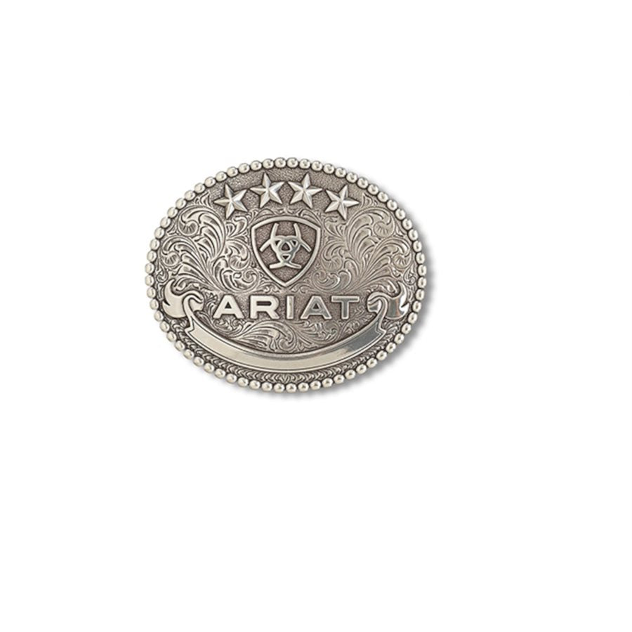 Ariat oval star buckle
