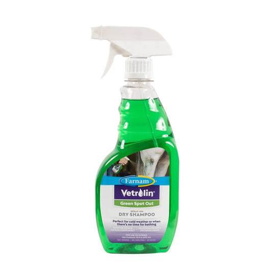 Farnam Vetrolin green spot out dry shampoo