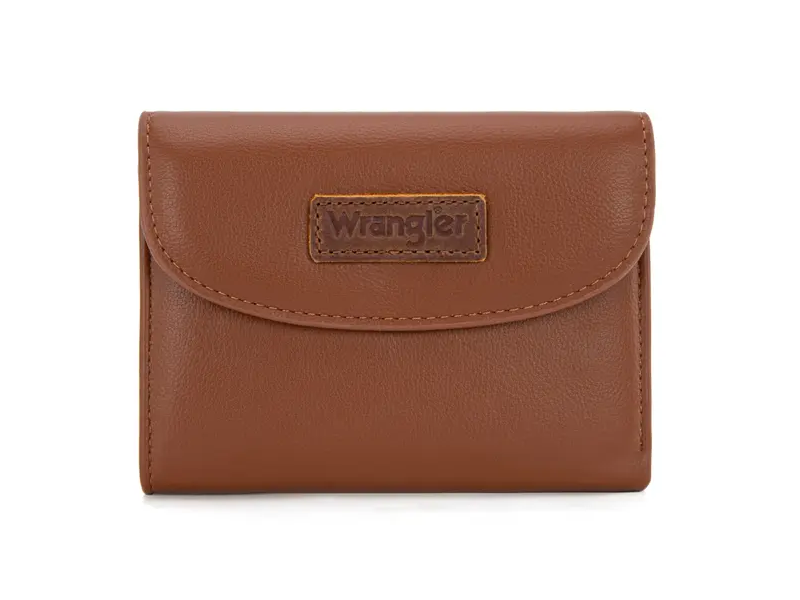Wrangler small leather wallet - Brown