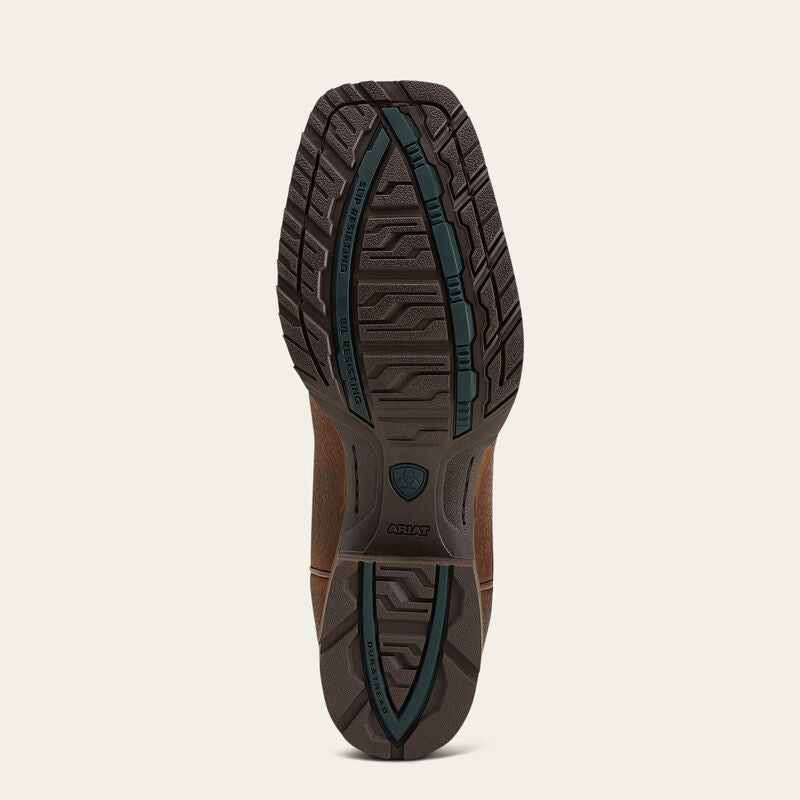 Ariat Hybrid Rancher Western Boot - Brown Oiled Rowdy