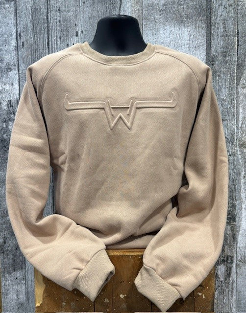 Hostile Western embossed logo sweatshirt