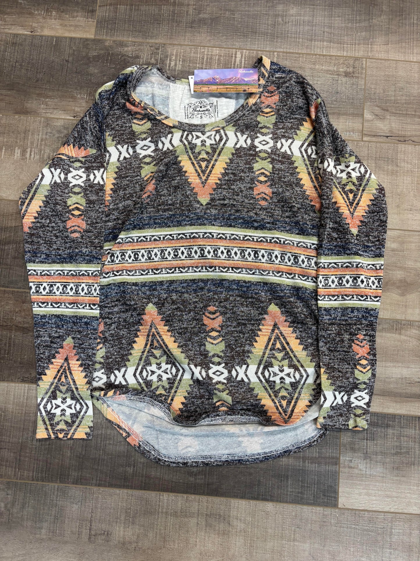 Panhandle drop shoulder long sleeve top *SALE*