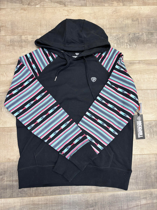Rock & Roll Aztec hoodie - Medium *SALE*