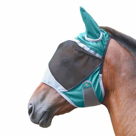 Shires Deluxe fly mask with ears