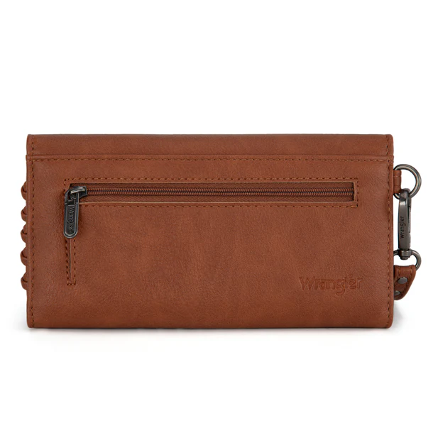 Wrangler Whipstitch wristlet wallet - Brown *SALE*