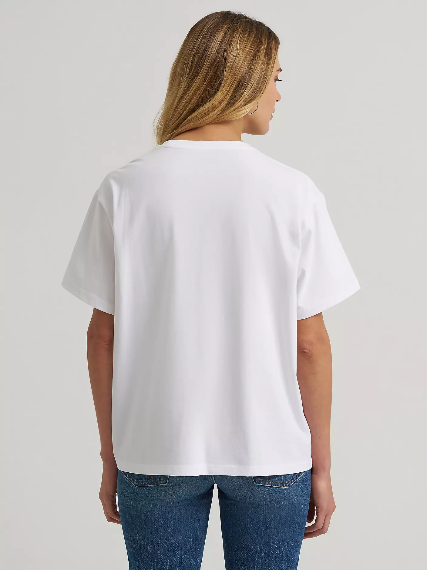 Wrangler Western Collage Girlfriend Graphic Tee - Bright White