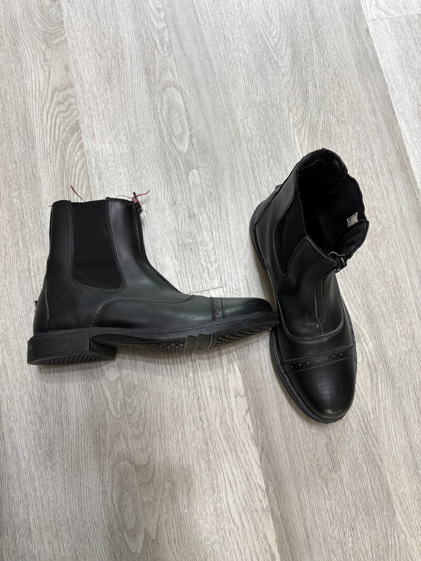 Synthetic zip paddock boots size 11 *FINAL SALE*