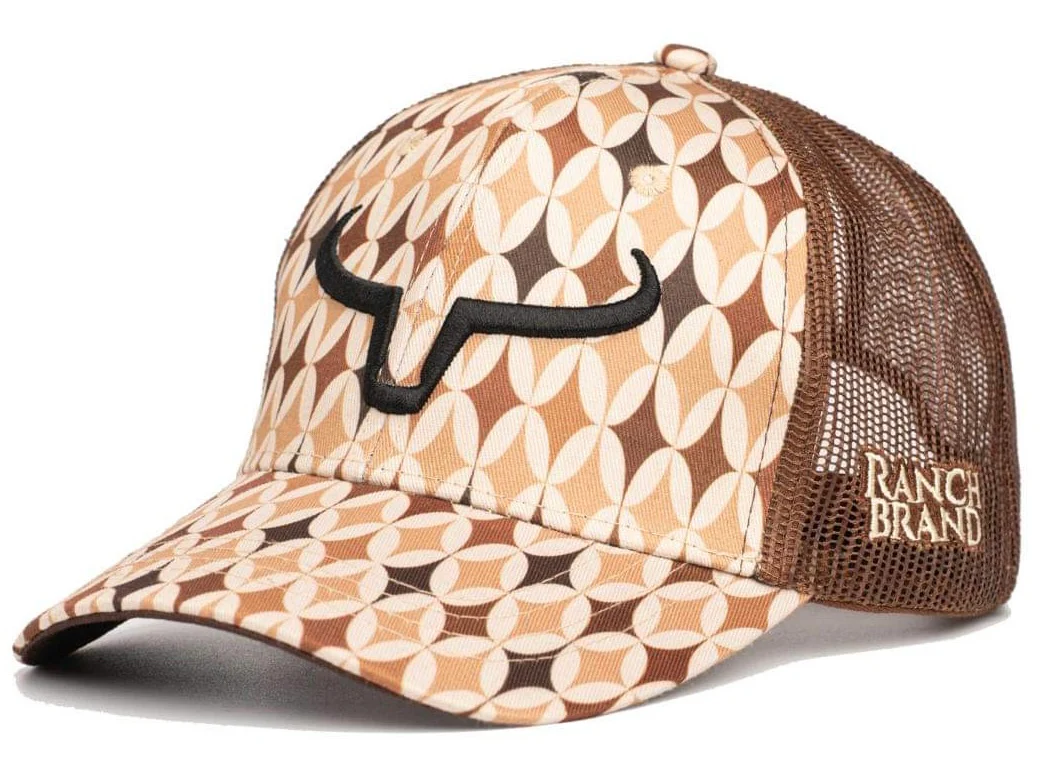 Ranch Brand Ponytail cap - 70's | Black Logo