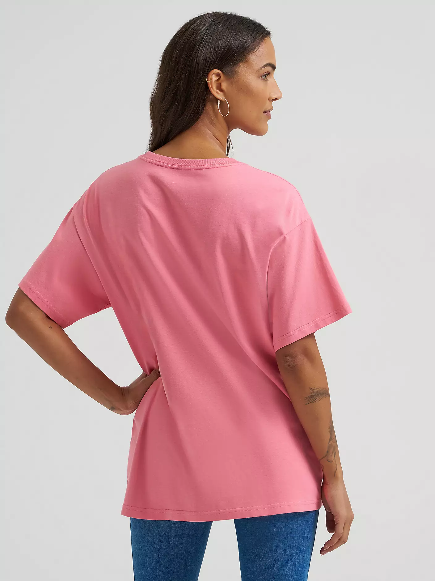 Wrangler Buckin' bronco oversized tee - Confetti