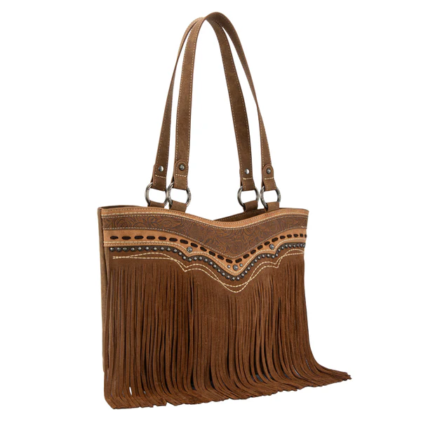 Montana West Fringe Collection crossbody - Brown