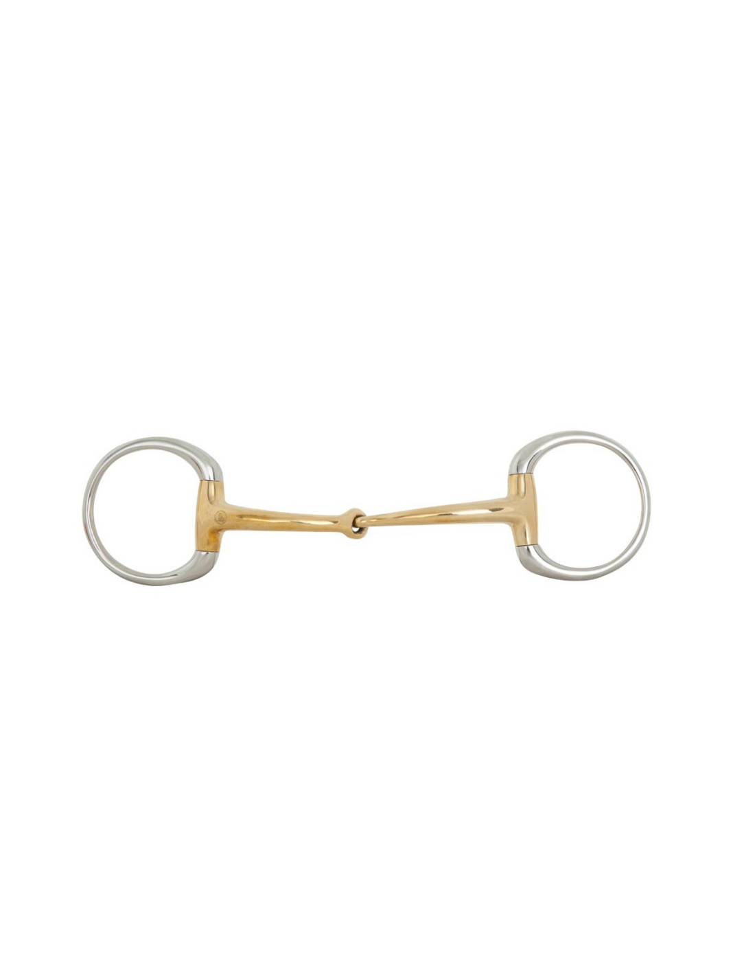 BR single jointed copper eggbutt bit - 5 3/4''