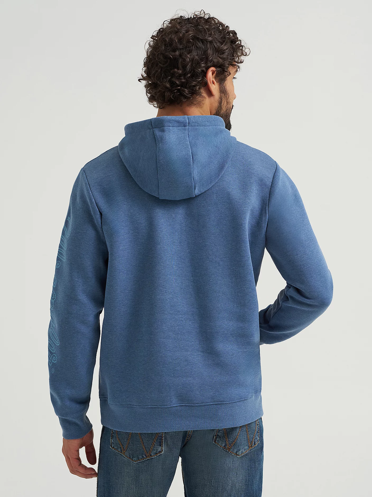 Sweat à capuche Wrangler pour homme avec logo corde - (4 couleurs)