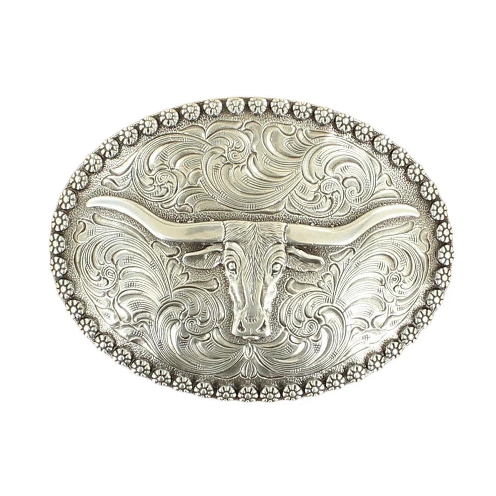 Nocoma western floral buckle