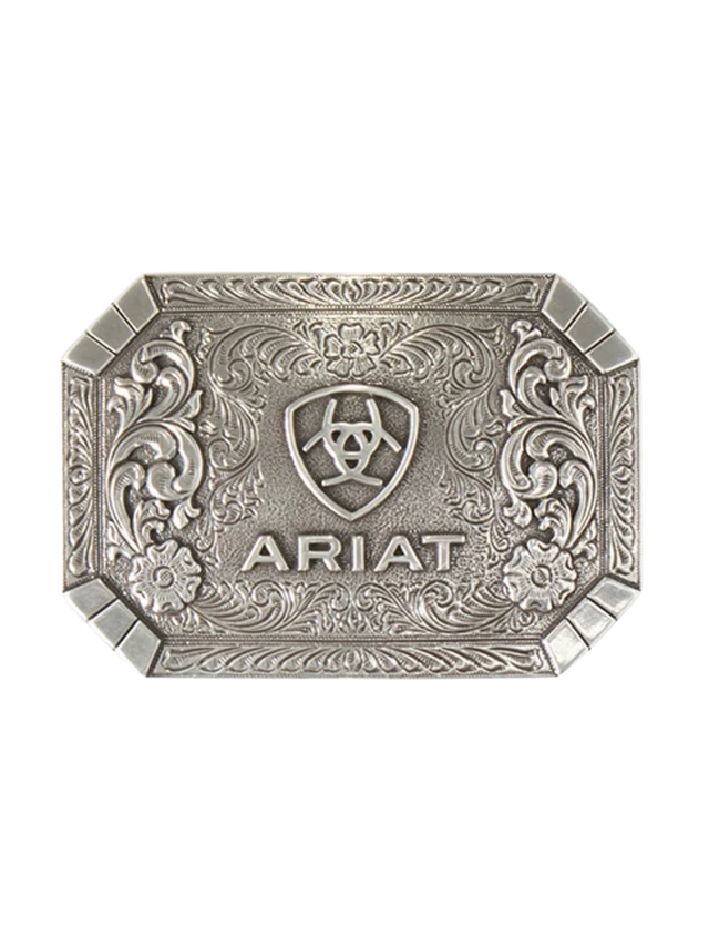 Ariat Antique floral belt buckle