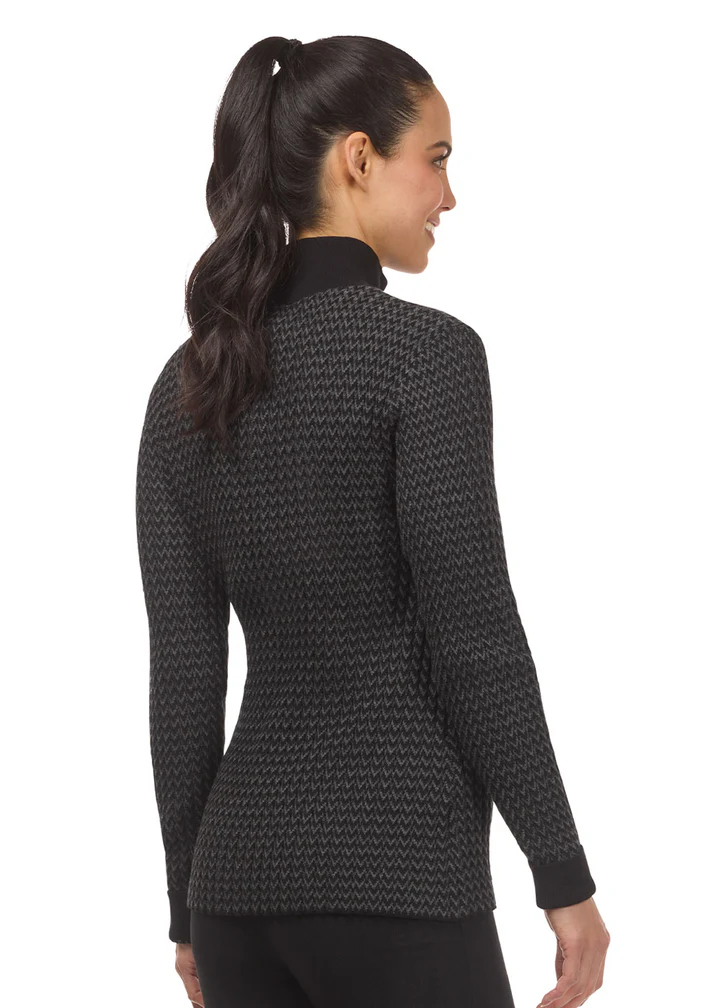Ariat Quarter Zip Herringbone Sweater