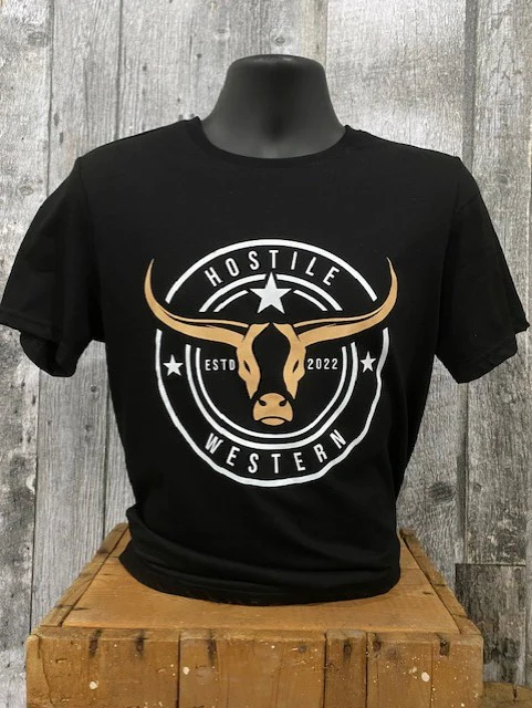 Hostile Western black shirt