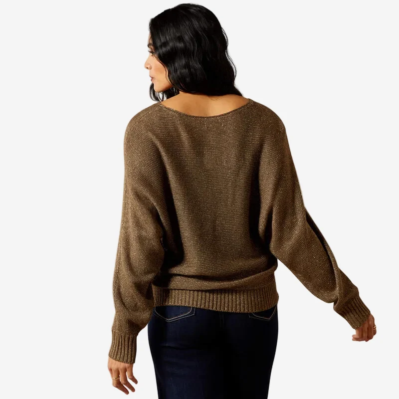 Ariat Goldie sweater - Chocolate Chip
