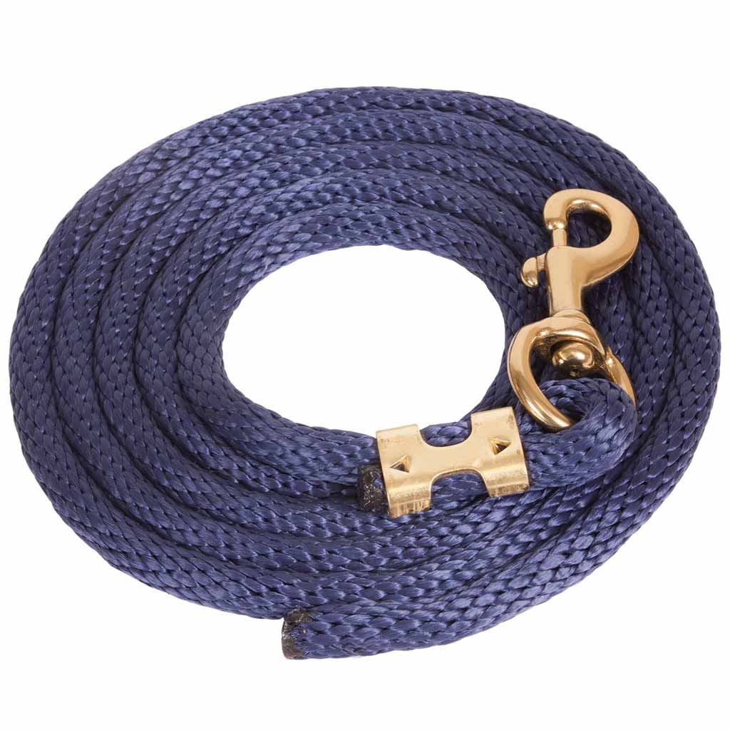 Corde de plomb Ger-ryan poly 10' avec mousqueton plaqué laiton