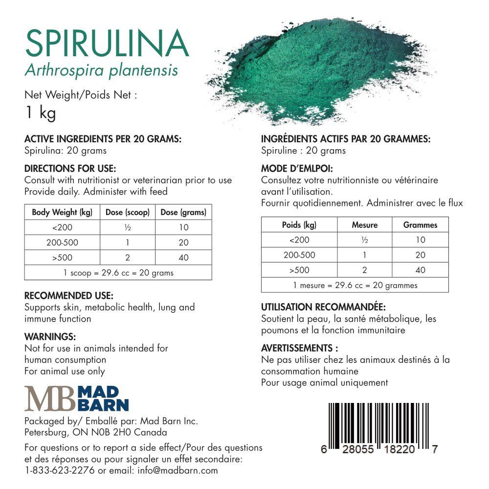 Spiruline Mad Barn