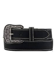 Ariat black leather reinforced stitching