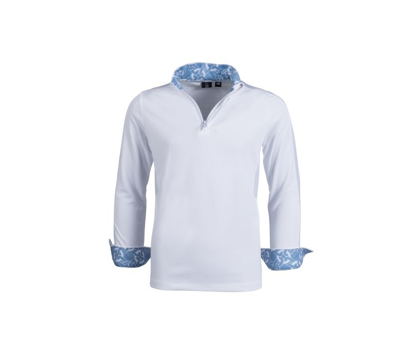 Chemise de concours à manches longues pour enfants HKM Hunter