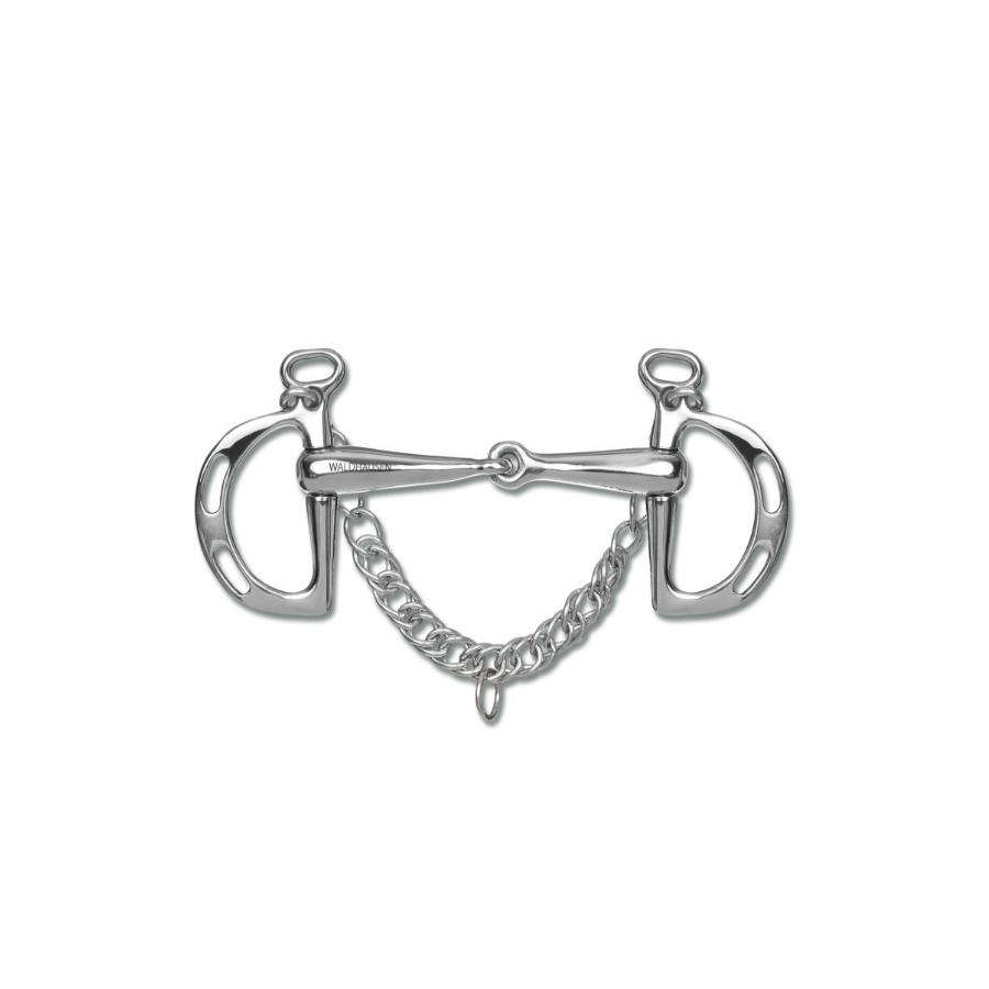 Mèche Kimberwick simple brisure Waldhausen - 5 1/2''