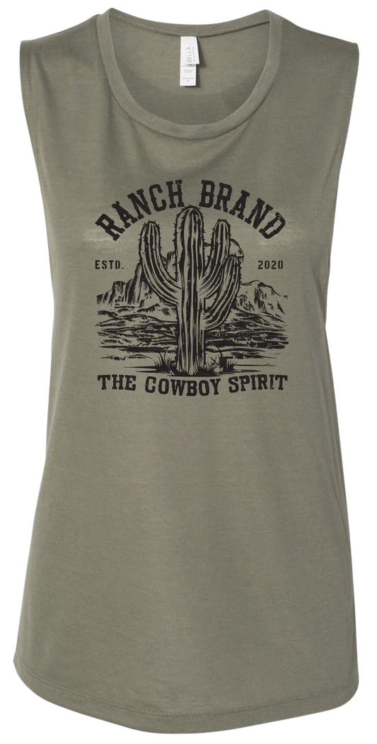Ranch Brand Muscle Cactus woman's tank