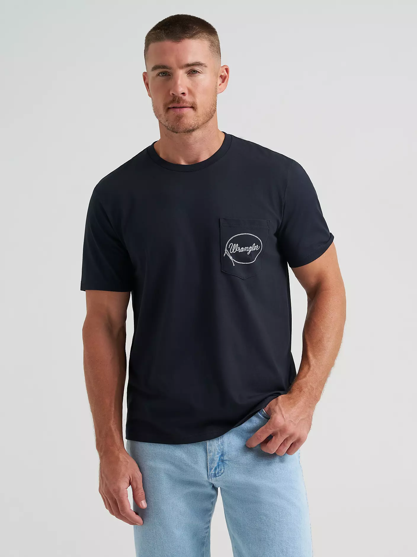Wrangler Rodeo Snaps Back Graphic T-Shirt - Black Beauty