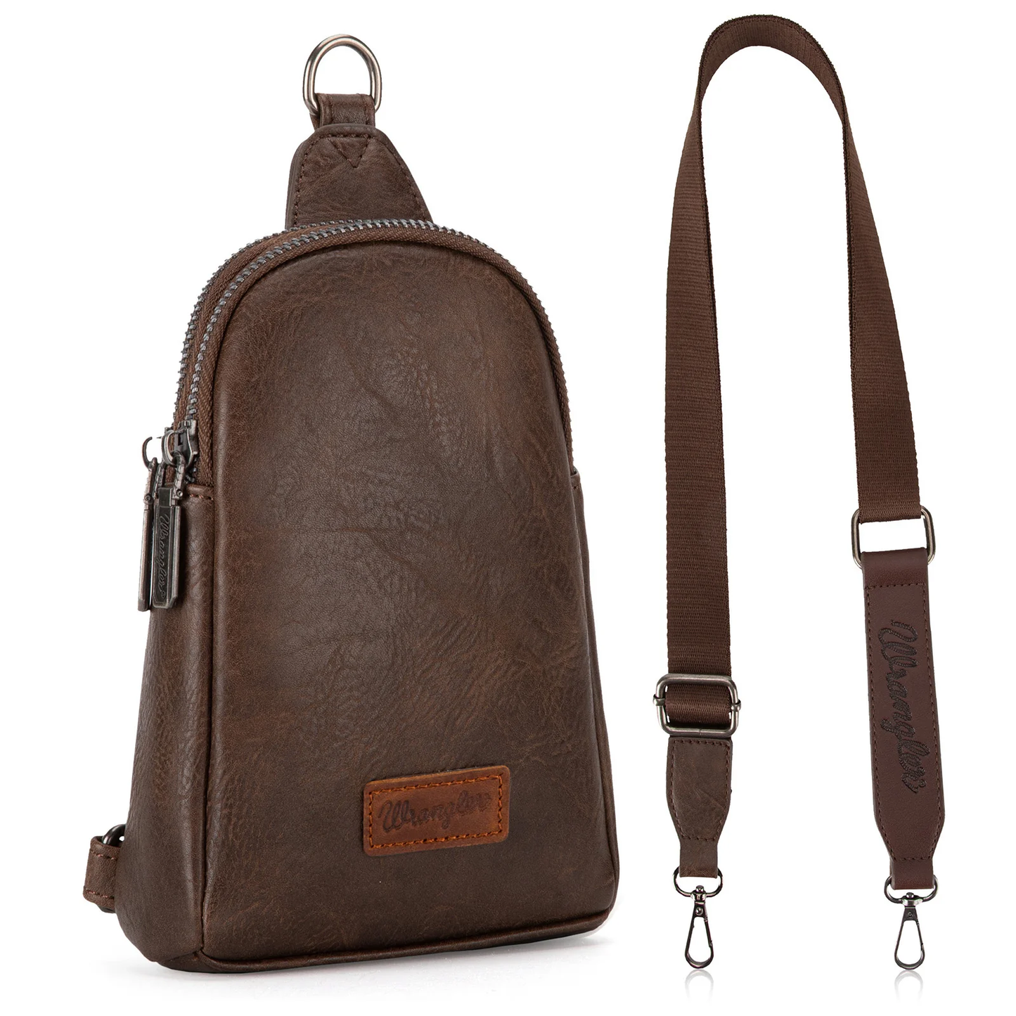 Wrangler Sling Bag/Crossbody/Chest Bag - Coffee